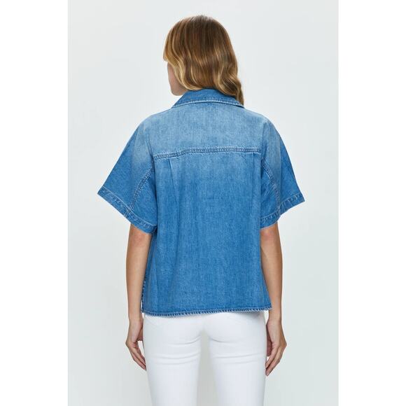 Pistola Bella Denim VISTA TOP SIZE M NWT - Picture 4 of 5